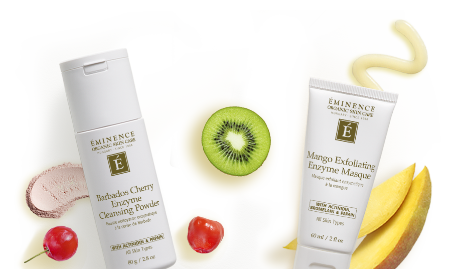 Barbados Cherry Enzyme Cleansing Powder and Mango Exfoliating Enzyme Masque