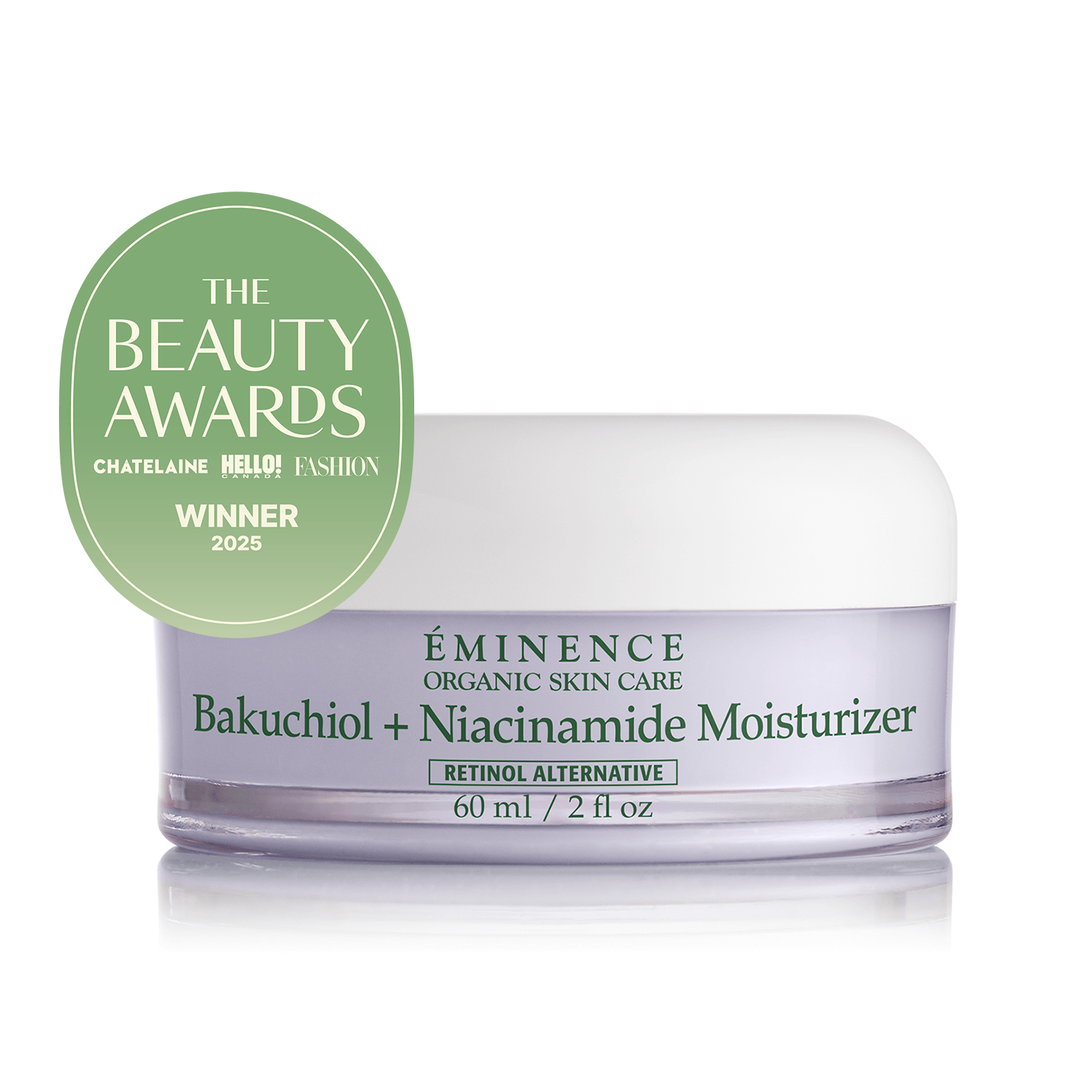 Eminence Organics Bakuchiol + Niacinamide Moisturizer with Chatelaine Beauty Awards Badge