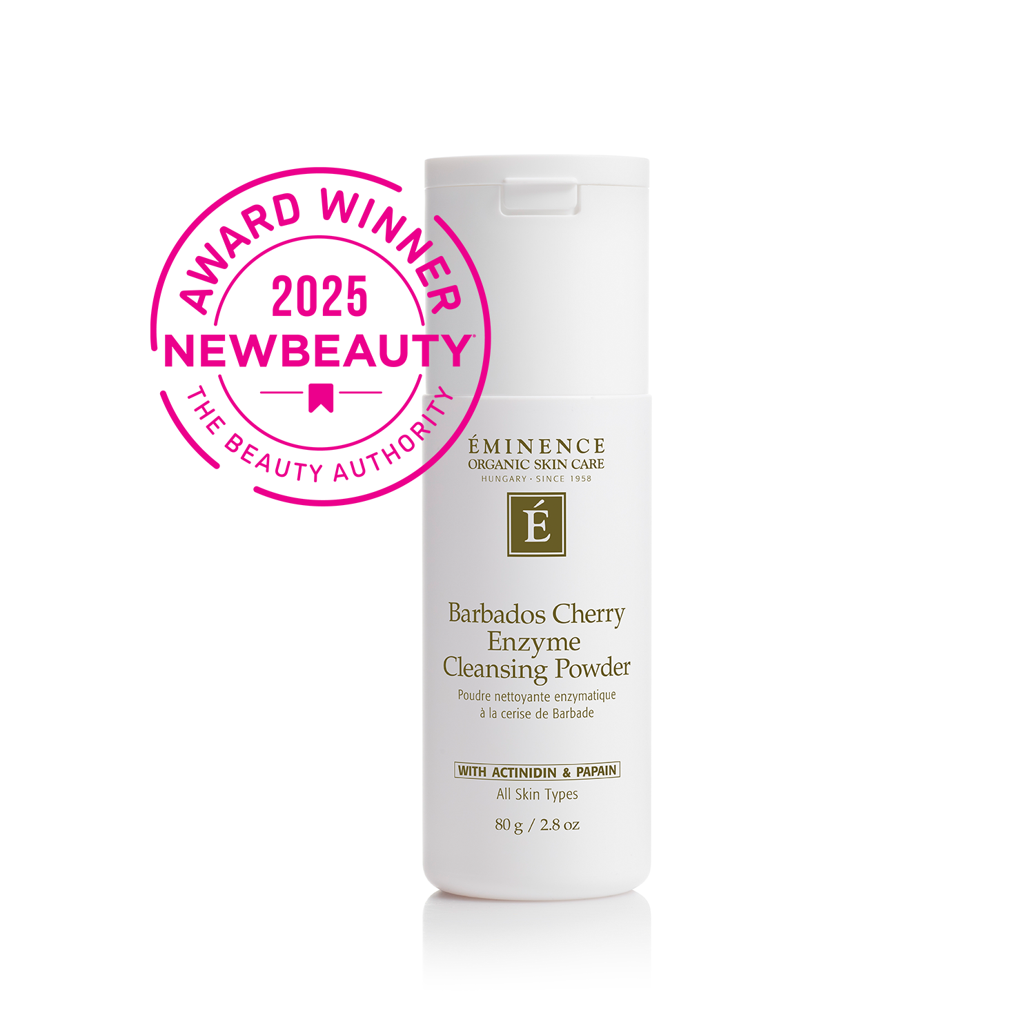 Eminence-Organics-Barbados-Cherry-Enzyme-Cleansing-Powder-New-Beauty-Badge-2025-1500x1500-v3-1